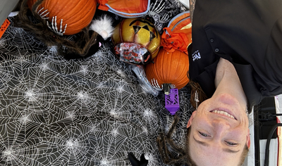 A dottie van team member at Kingsville Trunk or Treat