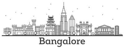 Cityscape of Bangalore, India