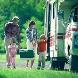 family with RV