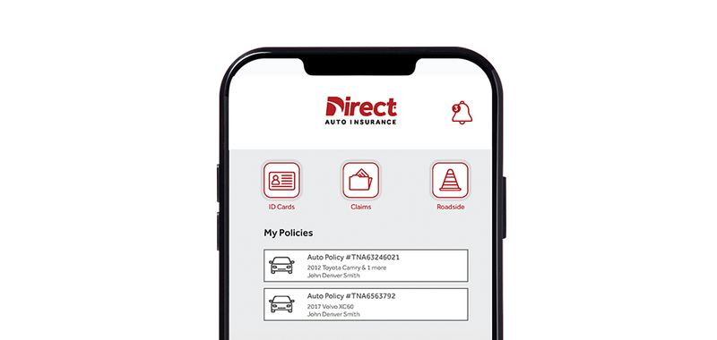 Mobile app main screen