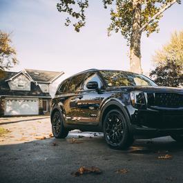 suv outside of house