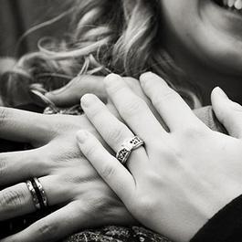 Couple with rings