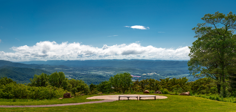 Virginia mountains landscape