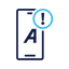 Mobile app notifications icon