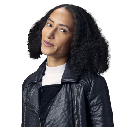 young black woman portrait