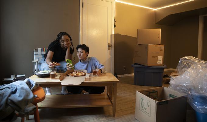 roomates just moving into apartment