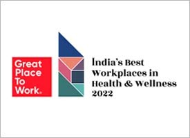 Award - India's Best Workplaces in Health and Wellness by Great Place to Work.