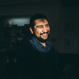Man in restaurant