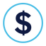 dollar sign icon