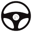 Steering Wheel with Direct Auto Logo in center