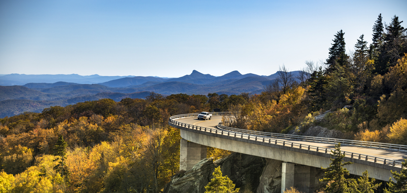 North Carolina mountains landscape 