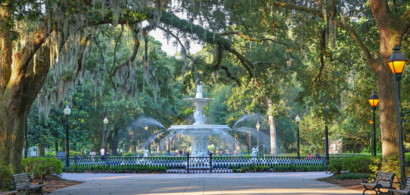 Forsyth Park in Savannah, Georgia