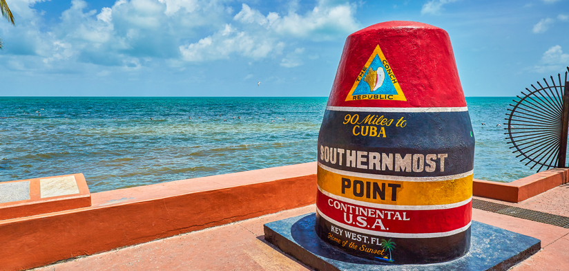 Marker at the Southernmost point, Key West