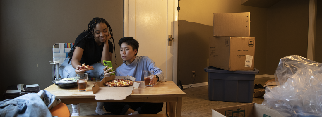 roomates just moving into apartment