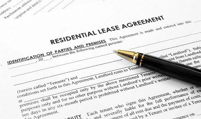 residential lease agreement form
