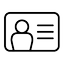 ID card icon