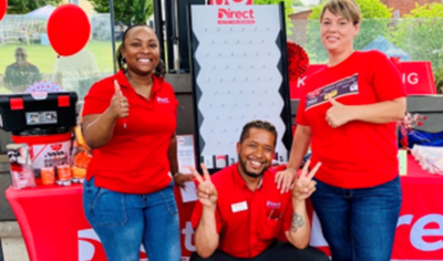 Damien Mann and Local Agents at GLTC event