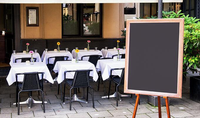 restaurant patio tables